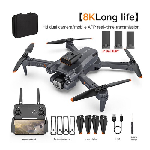 Drone dual camera - 8k,